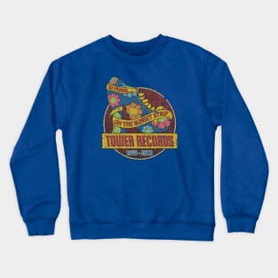 Tower Records Sunset Strip 2000 Crewneck Sweatshirt